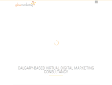 Tablet Screenshot of glowmarketing.ca